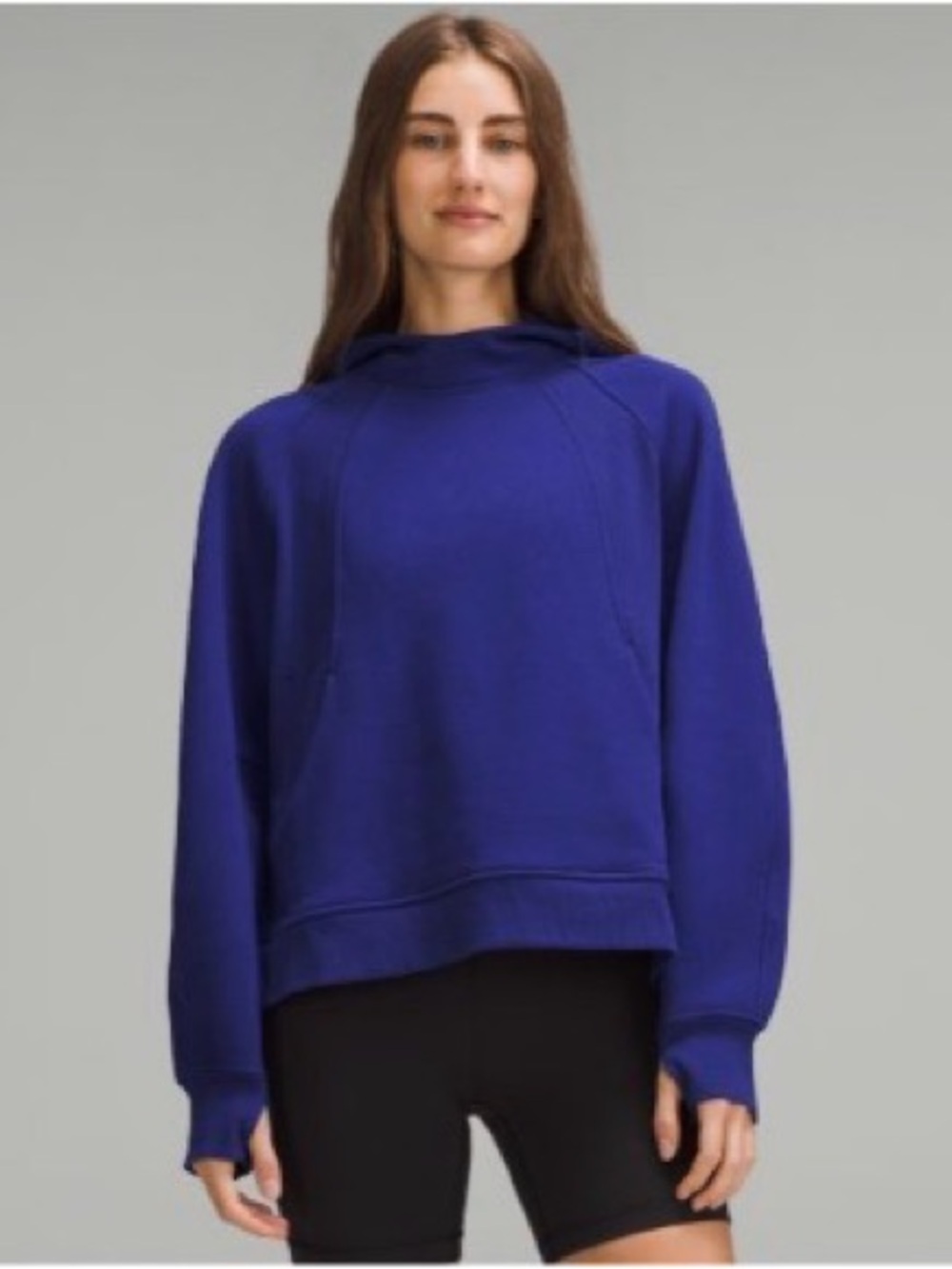Lululemon Scuba Oversized Side-Slit Hoodie Larkspur